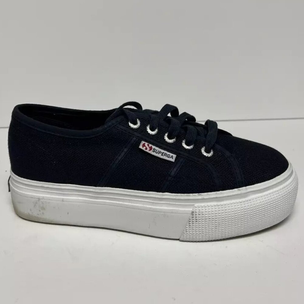 Sueprga Women's 2790 Acotw Sneakers Navy, Size 7 M